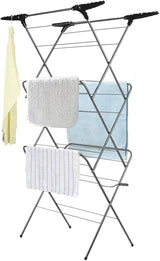 16M Clothes Airer 3 Tier Laundry Dryer Rack Indoor Outdoor Clothes Horse Drier
