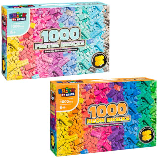 Brick By Brick 1000 Bricks - Pastel