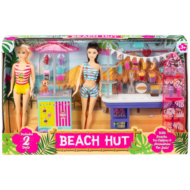 Beach Hut Dolls Playset