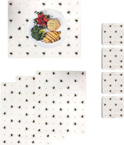Set Of 8 Heat Resistant Cork Placemats For Dining Table